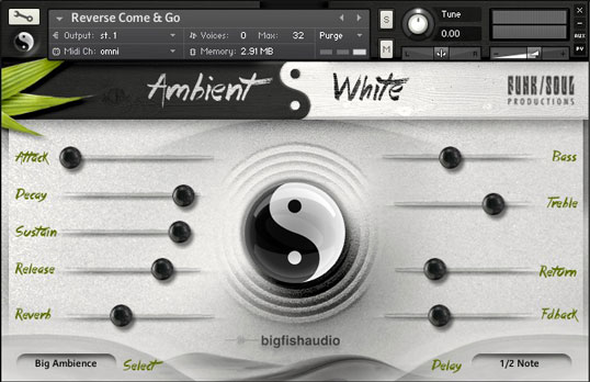 氛围 韵白 Big Fish Audio Ambient White KONTAKT