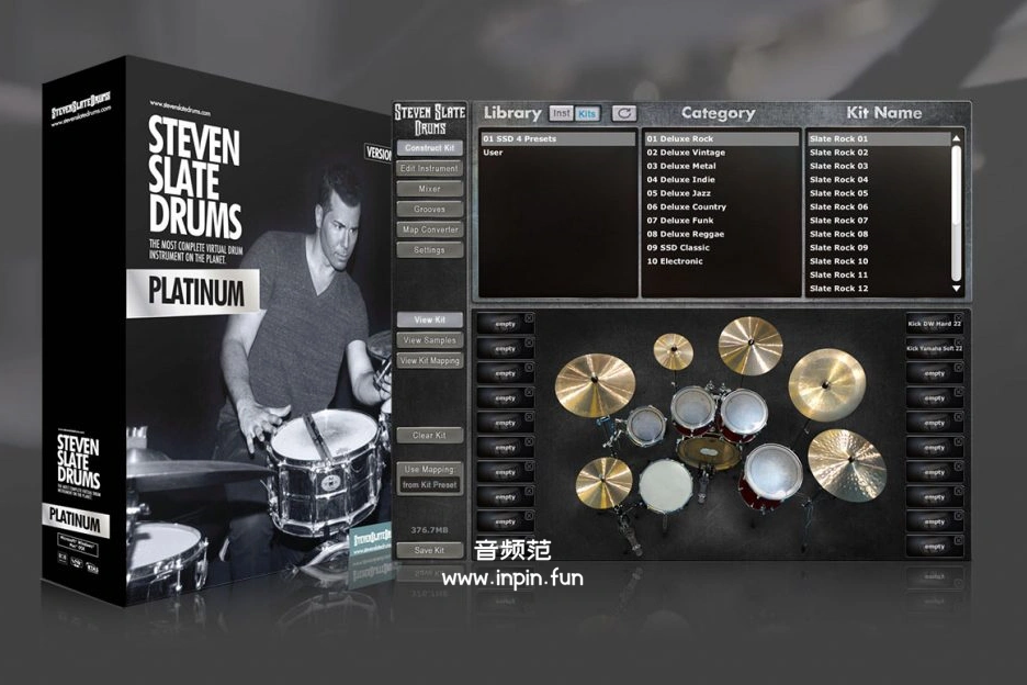 SSD板岩鼓白金版-Steven Slate Drums Platinum 4-Win 1.1