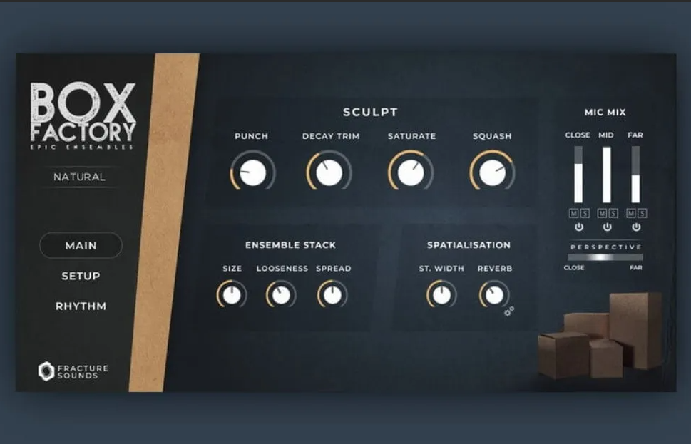 电影打击乐器-Fracture Sounds Box Factory KONTAKT