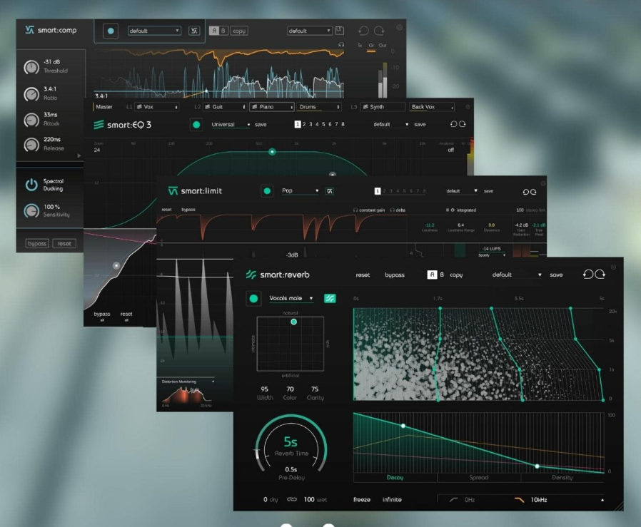 智能快速混音套装 -Sonible Smart bundle-Mac