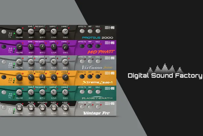 合成模块-Digital Sound Factory E-MU Proteus Rack KONTAKT