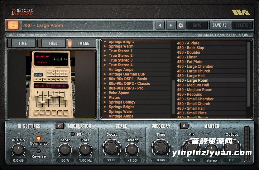 卷积混响 Wave Arts Convology XT-Win 1.2.8 完整版
