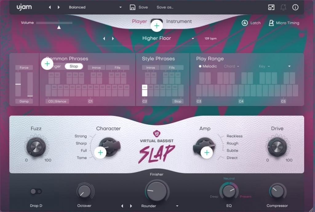 虚拟贝斯手 uJAM Virtual Bassist SLAP【WIN】v2.1.1.303
