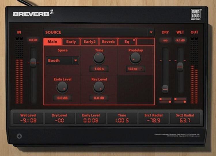高级算法混响 Overloud BREVERB 2【WIN】2.1.18