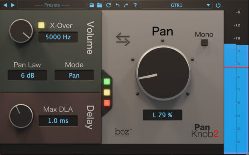 声像效果器 Boz Digital Labs Pan Knob【MAC】2.1.1