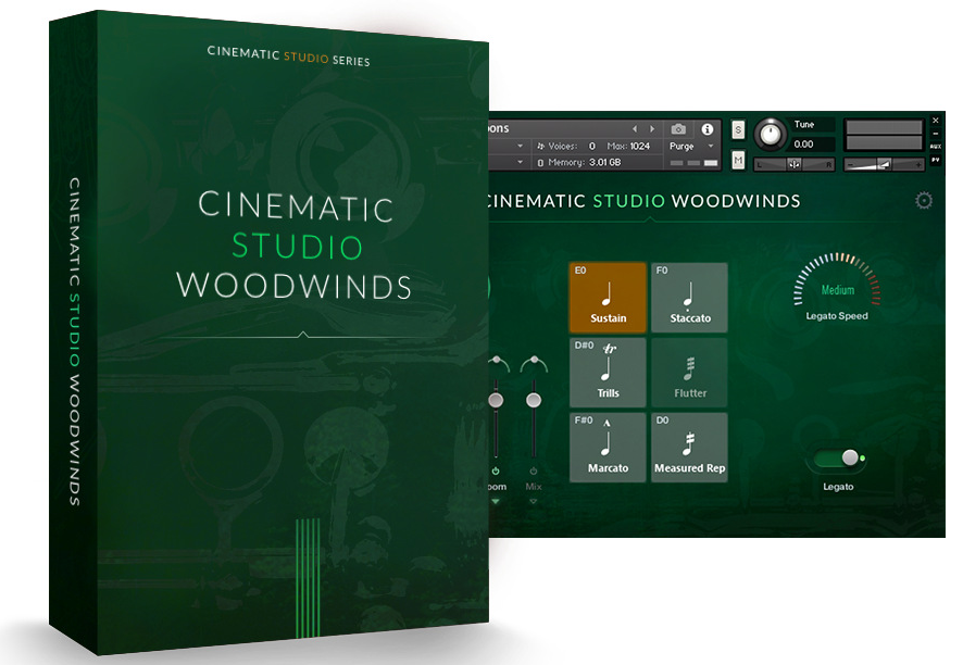 影视工作室木管 Cinematic Studio Woodwinds KONTAKT 1.3