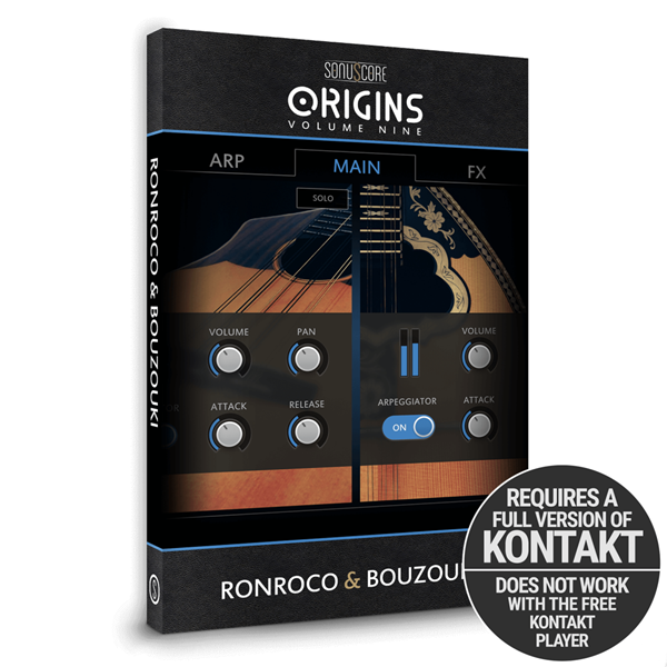 朗洛叩和布祖基琴Sonuscore Ronroco & Bouzouki KONTAKT