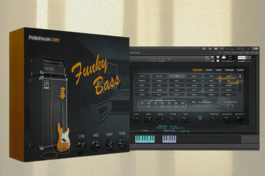 放克贝斯 Pettinhouse FunkyBass KONTAKT 2.0