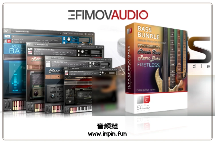 伊利亚贝斯全套 Ilya Efimov Bass Bundle KONTAKT