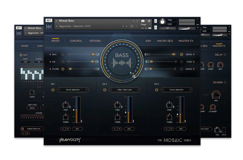 马赛克贝斯低音 Heavyocity Mosaic Bass KONTAKT