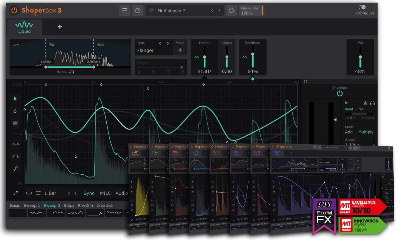 嘻哈说唱塑形插件-Cableguys ShaperBox 3-Mac 3.4.2
