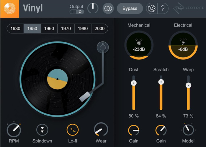 黑胶模拟效果器-iZotope Vinyl-Win 1.13.0