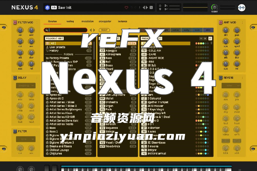 必备合成器-reFX Nexus 4-Win 完整版 4.5.17