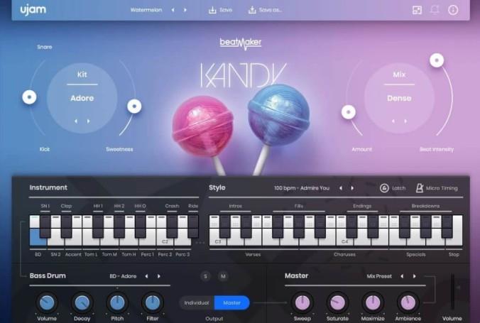 流行电子鼓-uJAM Beatmaker KANDY-Win 2.4.0
