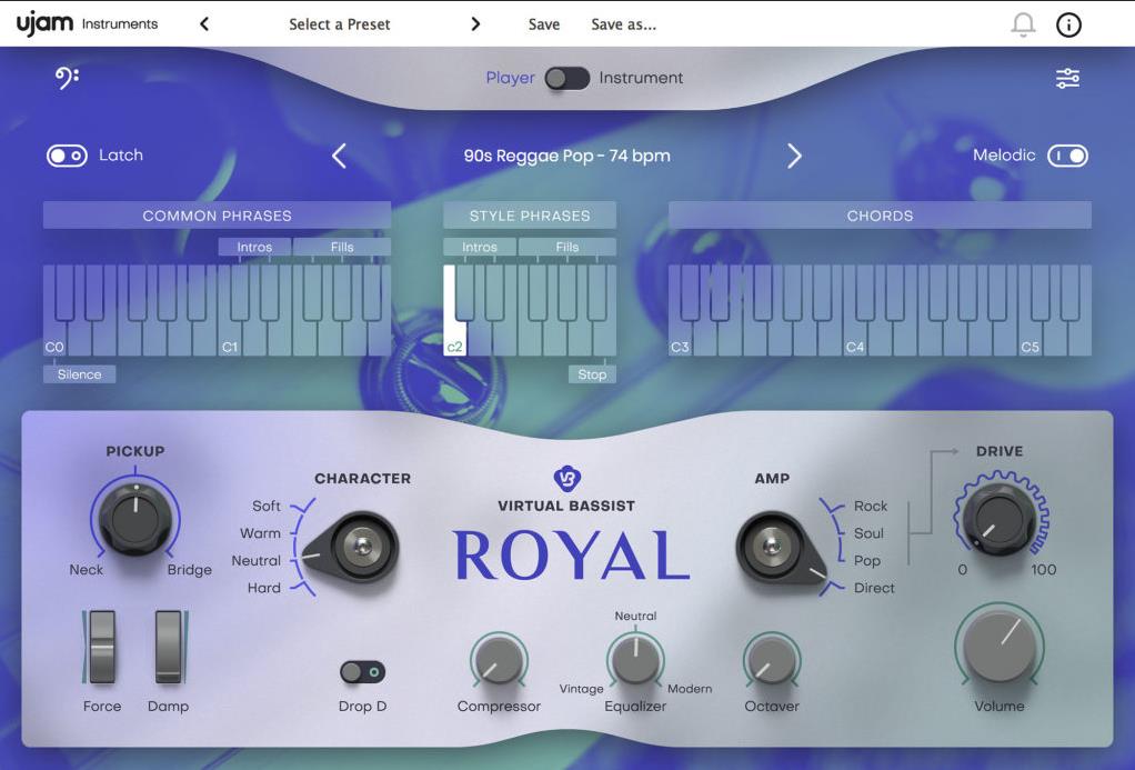 虚拟贝斯手-uJAM Virtual Bassist ROYAL-Win 2.1.1