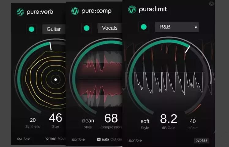 压缩混响限制器 Sonible Pure Bundle【WIN】