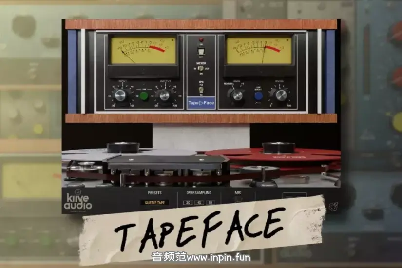 磁带机-Kiive Audio Tape Face-Win 1.1.1独家直装版 插件联盟Plugin Alliance