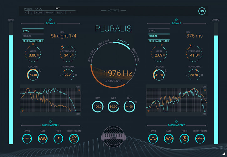 双延迟效果器-Soundevice Digital Pluralis-Win 1.4.0