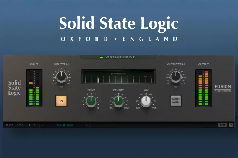 饱和染色Solid State Logic SSL Fusion Vintage Drive-Win1.0.24