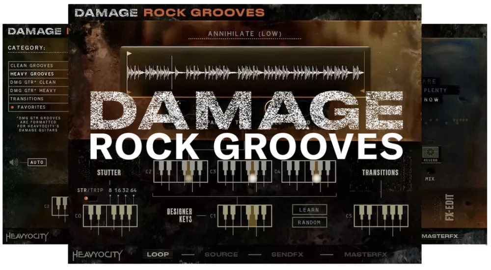 破坏摇滚律动打击乐 Heavyocity Damage Rock Grooves KONTAKT