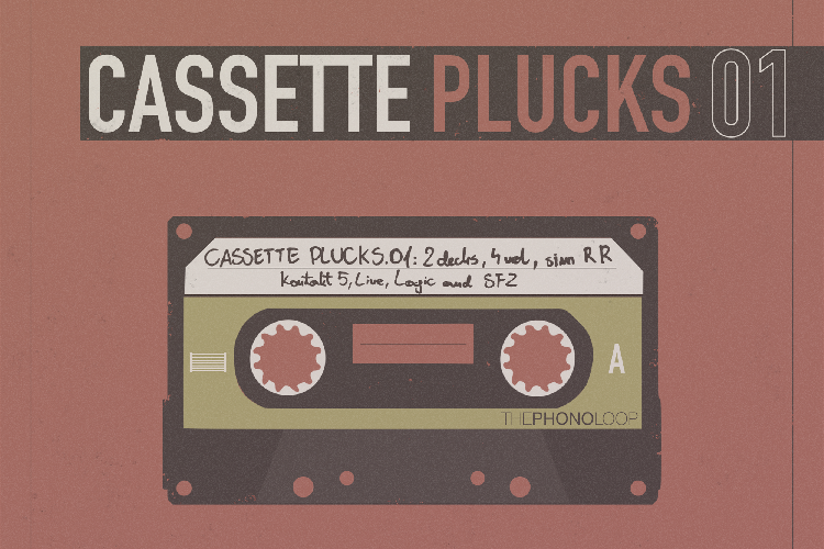 磁带拨弦循环 ThePhonoLoops Cassette Plucks.01 KONTAKT 1.0.1