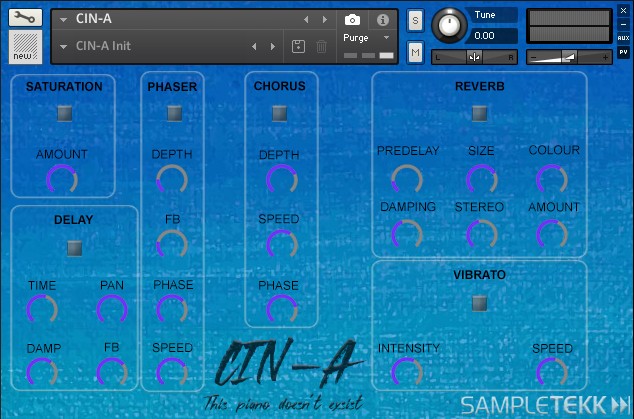钢琴 Sampletekk Cin-A Shaped Grand Piano KONTAKT