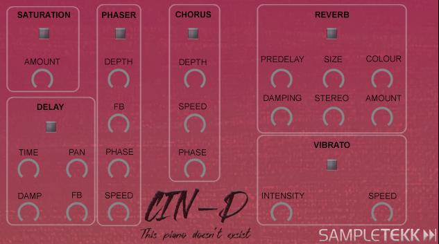 电钢琴 Sampletekk Cin-D AnalogDigital Electric Hybrid Piano KONTAKT
