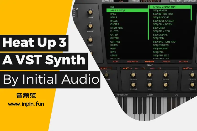 合成采样器-Initial Audio Heat Up 3-Win&Mac 3.6.3