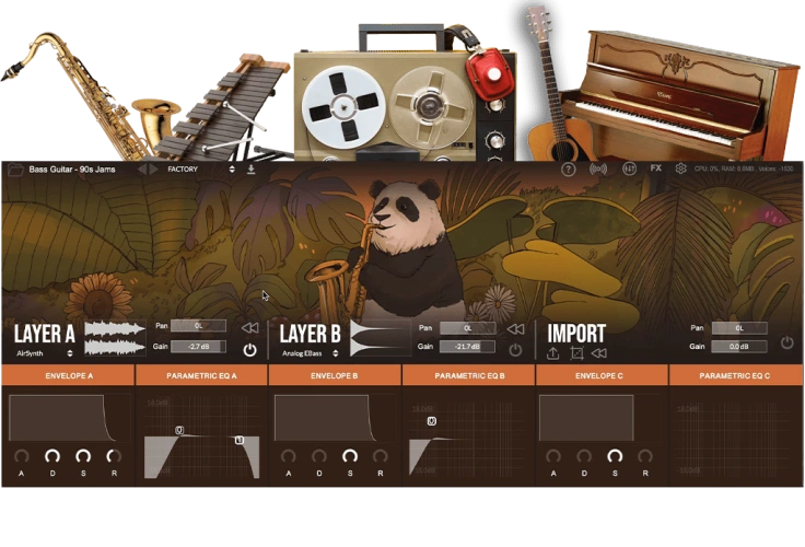 熊猫采样器 Clark Audio Lofi Panda 3【WIN】3.2.0