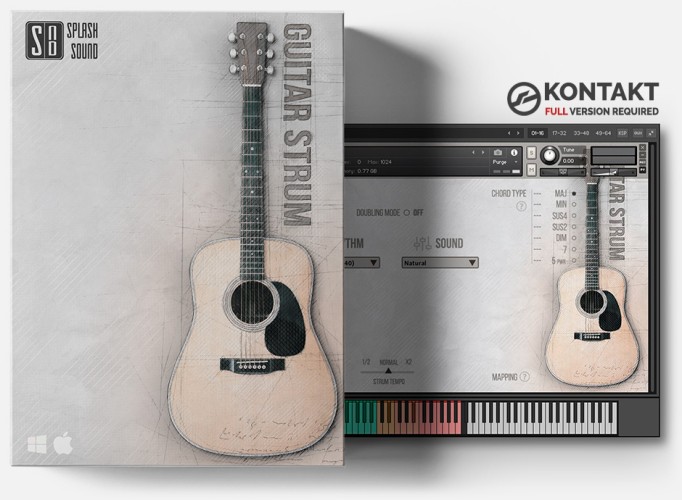 扫弦吉他 Splash Sound Guitar Strum KONTAKT
