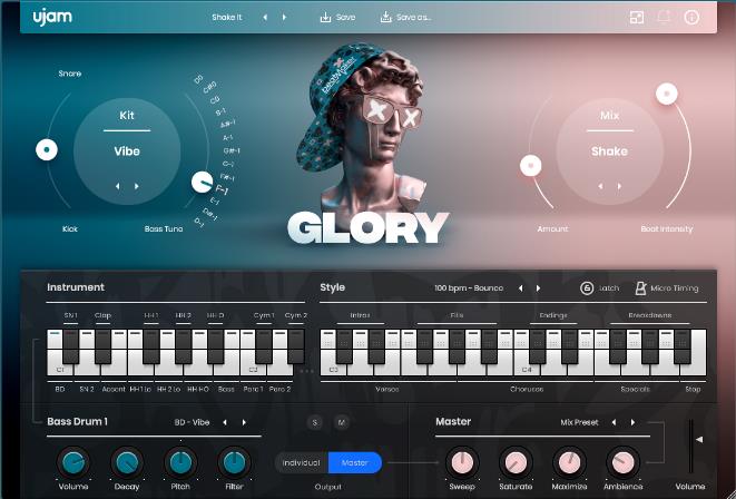 Trap嘻哈鼓 uJAM Beatmaker GLORY【WIN】2.3.1