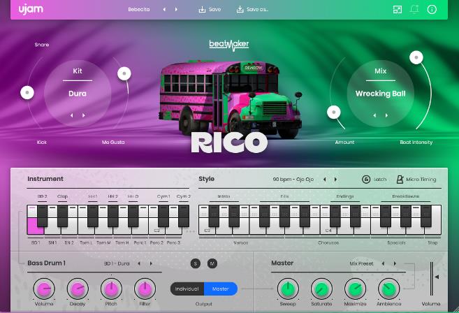 雷鬼舞曲鼓 uJAM Beatmaker RICO【WIN】2.3.1