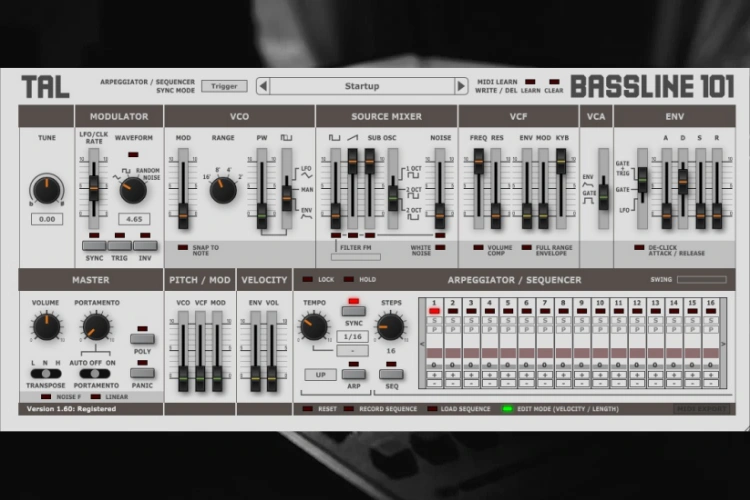 合成器-Togu Audio Line TAL-BassLine-101-Win 3.9.3