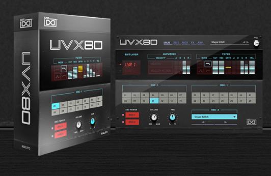 8声模拟合成器 UVI Soundbank UVX80 1.0.0