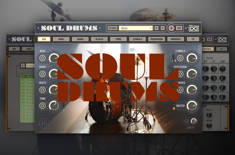 架子鼓 UVI Soundbank Soul Drums 1.0.9