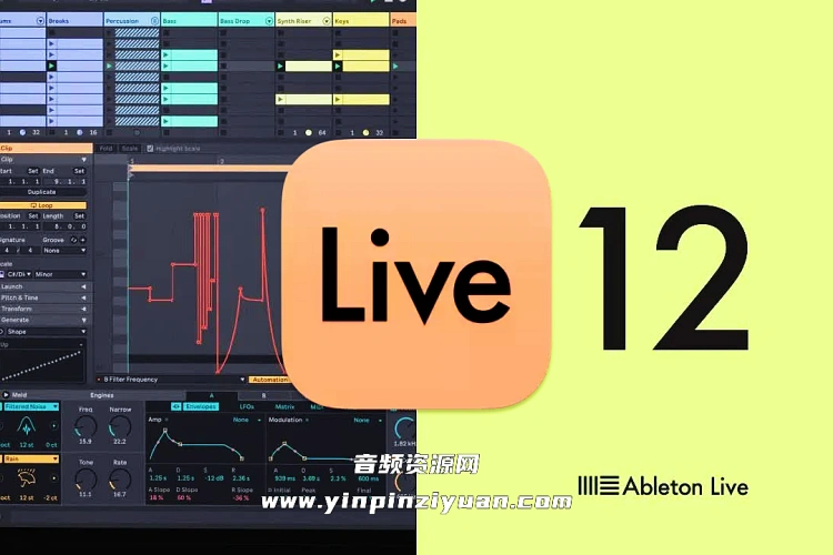 Ableton Live 12【MAC】Beta 12.0.22 提供后续版本升级更新