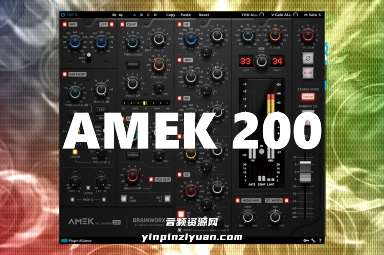 母带效果器-Brainworx bx_console AMEK 200-Mac 1.1.1 插件联盟Plugin Alliance