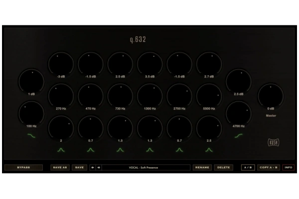 均衡器 Kush Audio Q 632【WIN】1.0.1