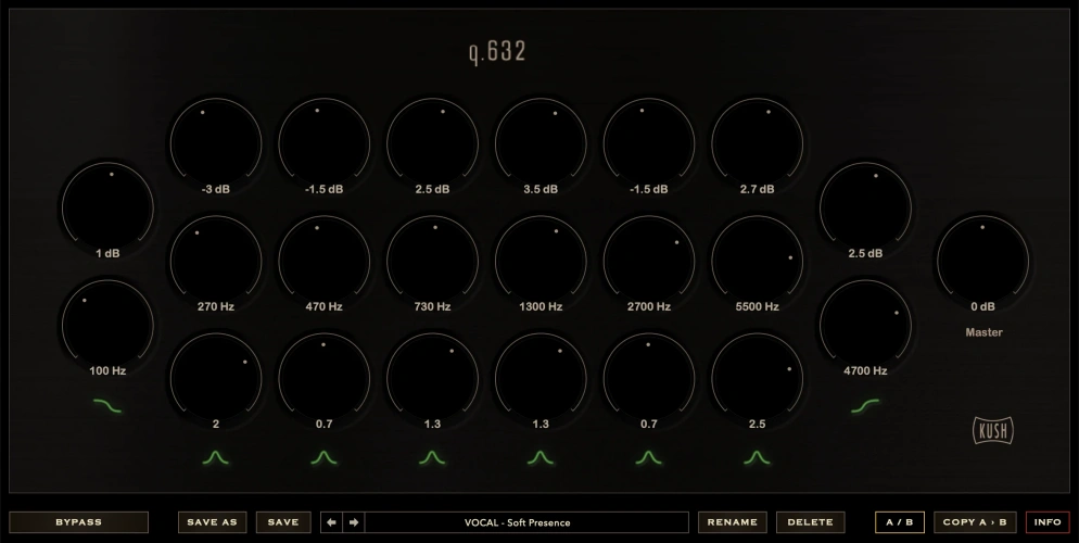 均衡器 Kush Audio Q 632【WIN】1.0.0