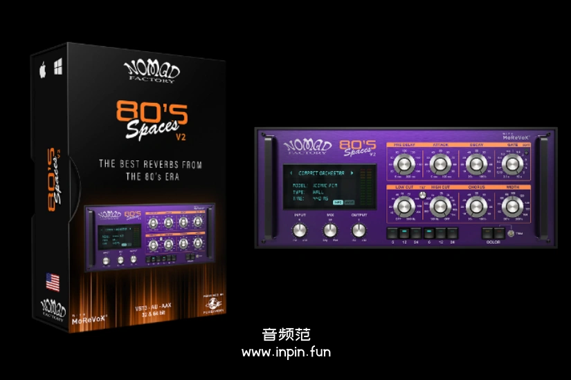 80年代复古混响-Nomad Factory 80s Spaces-Win 2.5.0