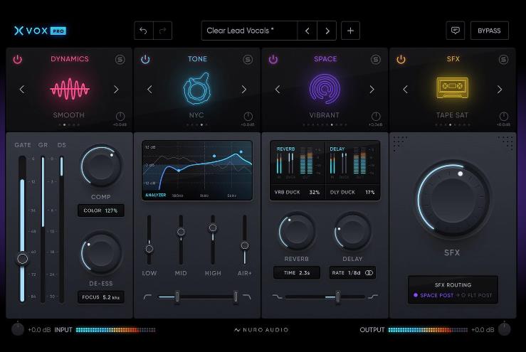 人声效果器 Nuro Audio Xvox Pro【MAC】1.0.3