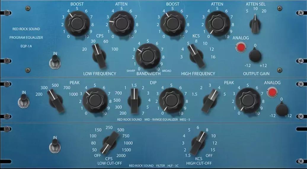 均衡器套装 Red Rock Sound Passive EQ Collection【WIN】1.0.0