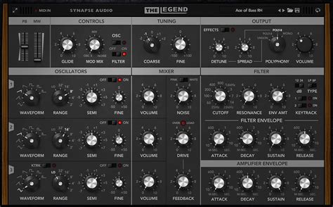 合成器 Synapse Audio The Legend【WIN】1.5.0