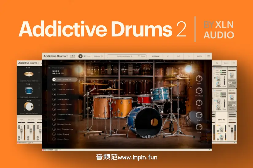 ADD鼓-XLN Audio Addictive Drums 2-Win 2.5.2.1