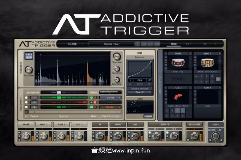 智能鼓替换插件 XLN Audio Addictive Trigger-Win 1.3.5.1