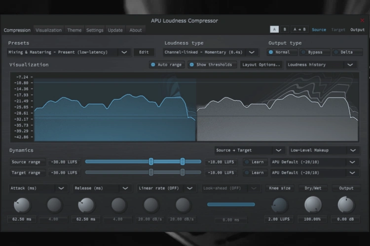 压缩扩展器 APU Loudness Compressor【WIN】2.4.0