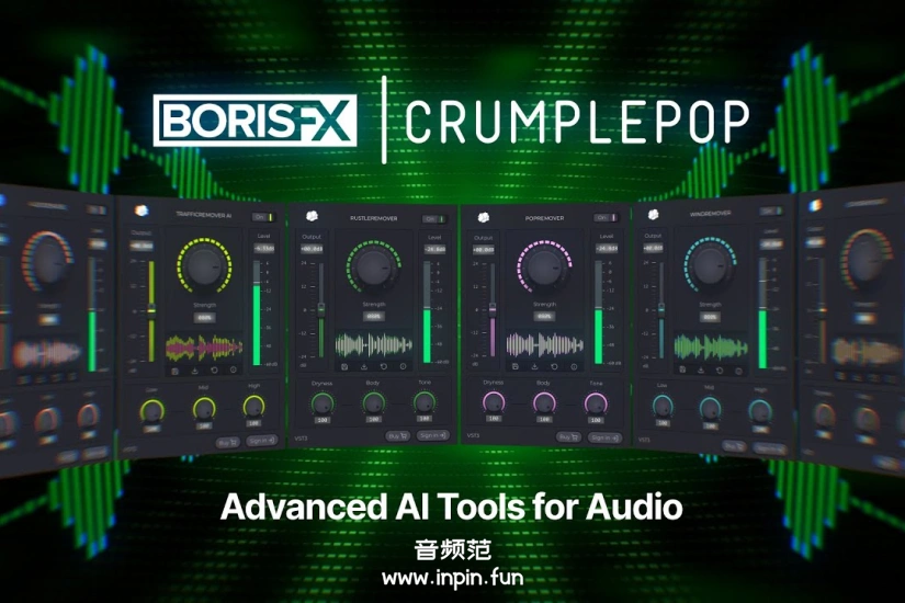 AI智能降噪修复-BorisFX CrumplePop Pro-Win 2025.5