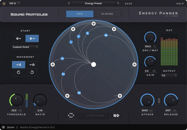 3D声场效果器 Sound Particles Energy Panner【MAC】1.1.5