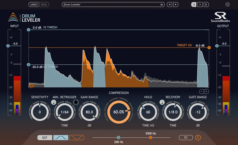 鼓压缩/扩展器 Sound Radix Drum Leveler【WIN】1.2.1