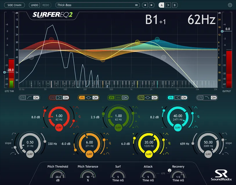音高追踪均衡器 Sound Radix SurferEQ【WIN】2.1.1